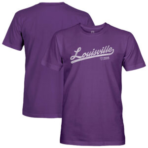 Men's 1863FC Purple Louisville City FC Script T-Shirt