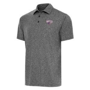 Men's Antigua Heather Black Western Carolina Catamounts Big & Tall Par 3 Polo