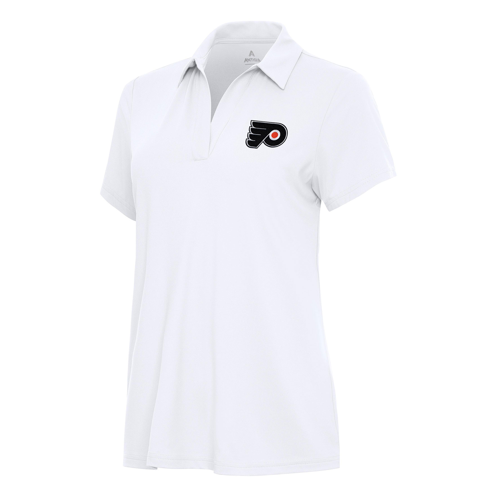 Women's Antigua White Philadelphia Flyers Era Polo