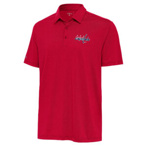Men's Antigua  Red Washington Capitals Whirl Polo