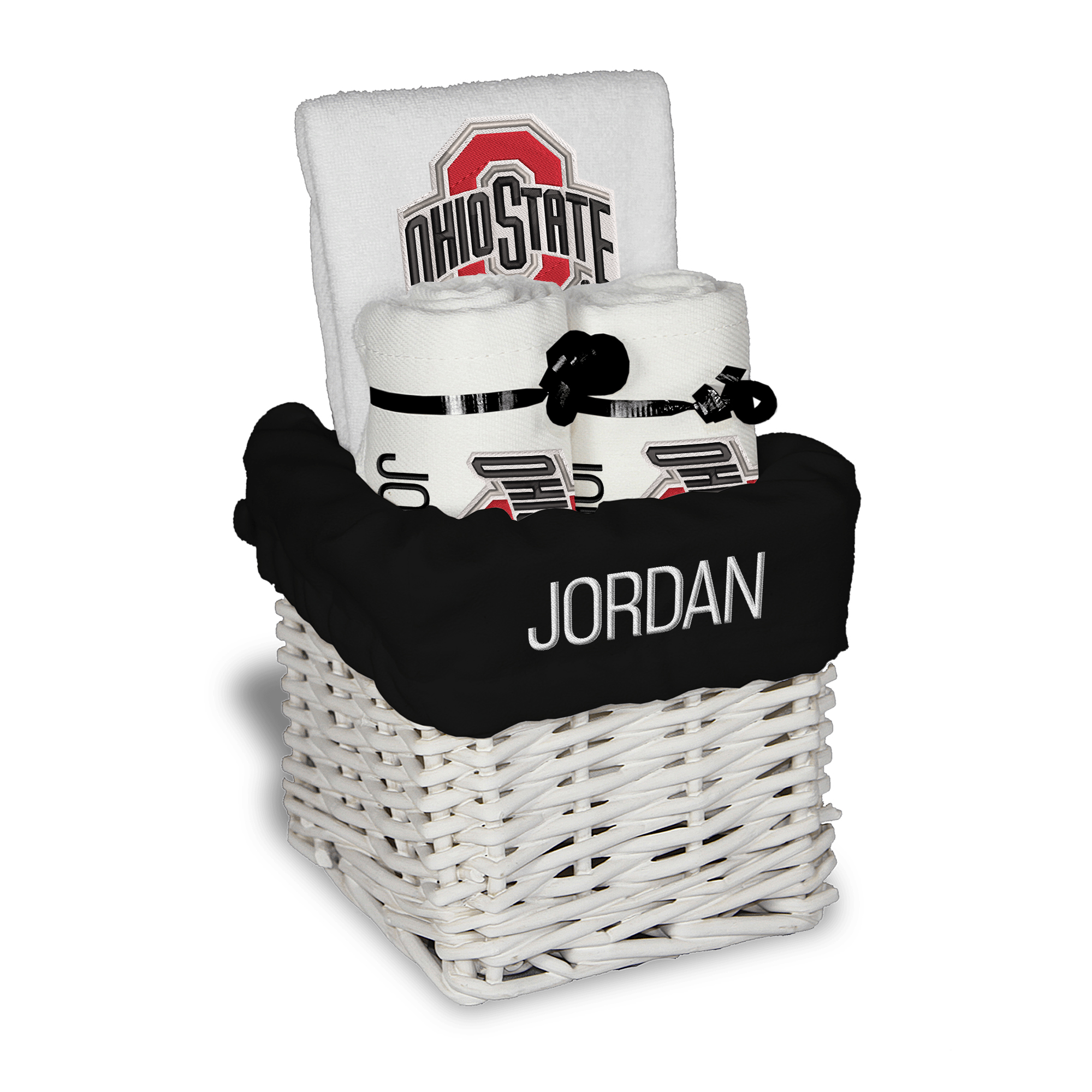 White Chad & Jake Ohio State Buckeyes NCAA Personalized Small Gift Basket