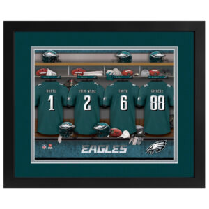 Imperial Philadelphia Eagles 14" x 18" Custom Print Locker Room