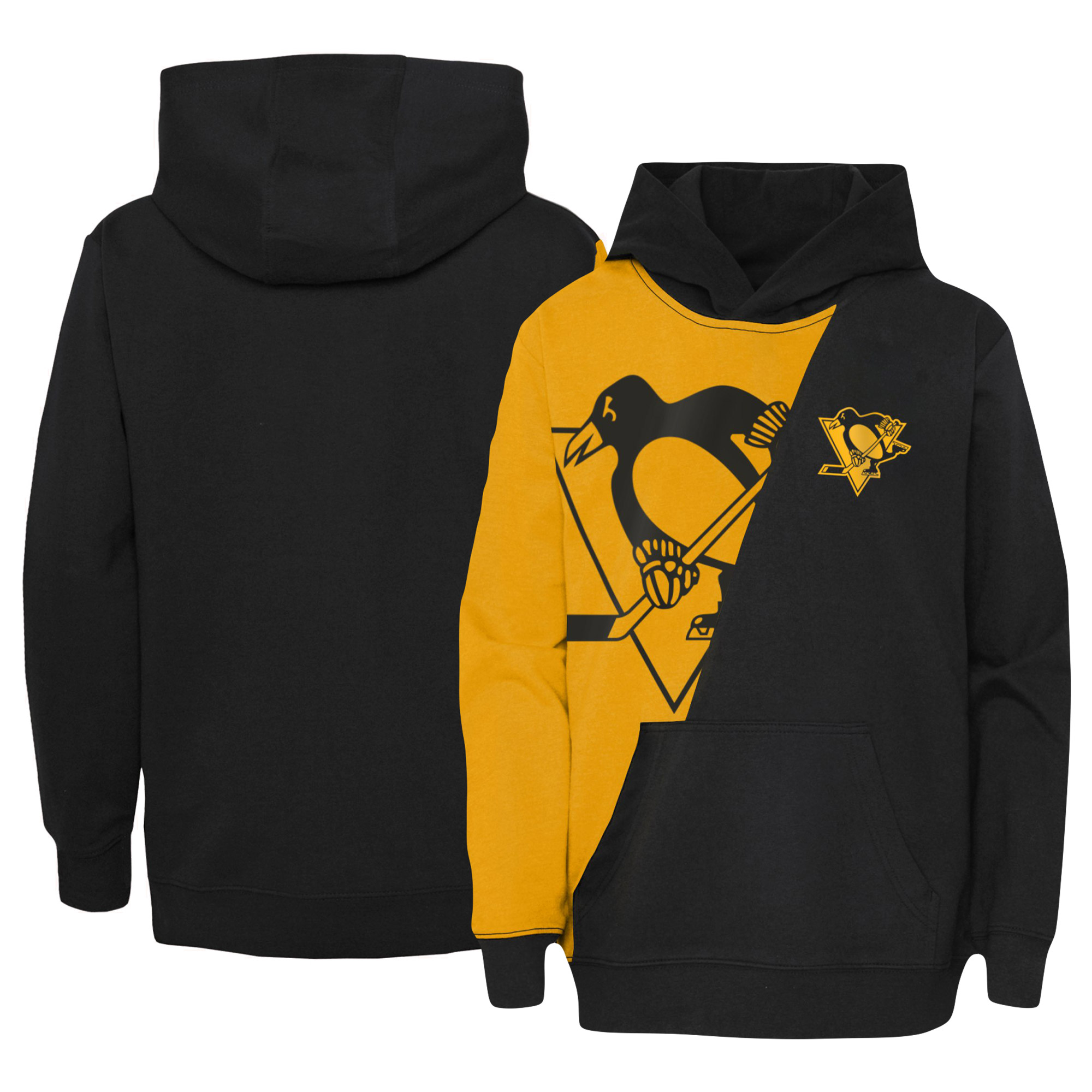 Preschool Gold/Black Pittsburgh Penguins Unrivaled Pullover Hoodie - Image 5