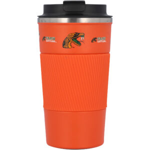 Florida A&M Rattlers 18oz Coffee Tumbler with Silicone Grip