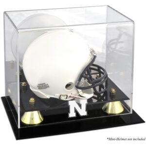 Nebraska Huskers Golden Classic Logo Mini Helmet Display Case
