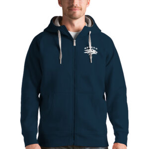 Men's Antigua Navy Nevada Wolf Pack Victory Full-Zip Hoodie