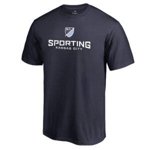 Men's Navy Sporting Kansas City Shielded T-Shirt