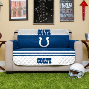 Blue Indianapolis Colts Love Seat Protector