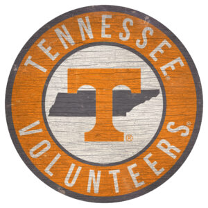 Tennessee Volunteers 12'' x 12'' State Circle Sign