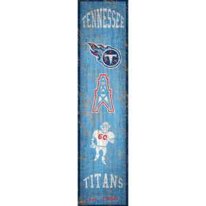 Tennessee Titans 6'' x 24'' Vertical Heritage Banner Sign