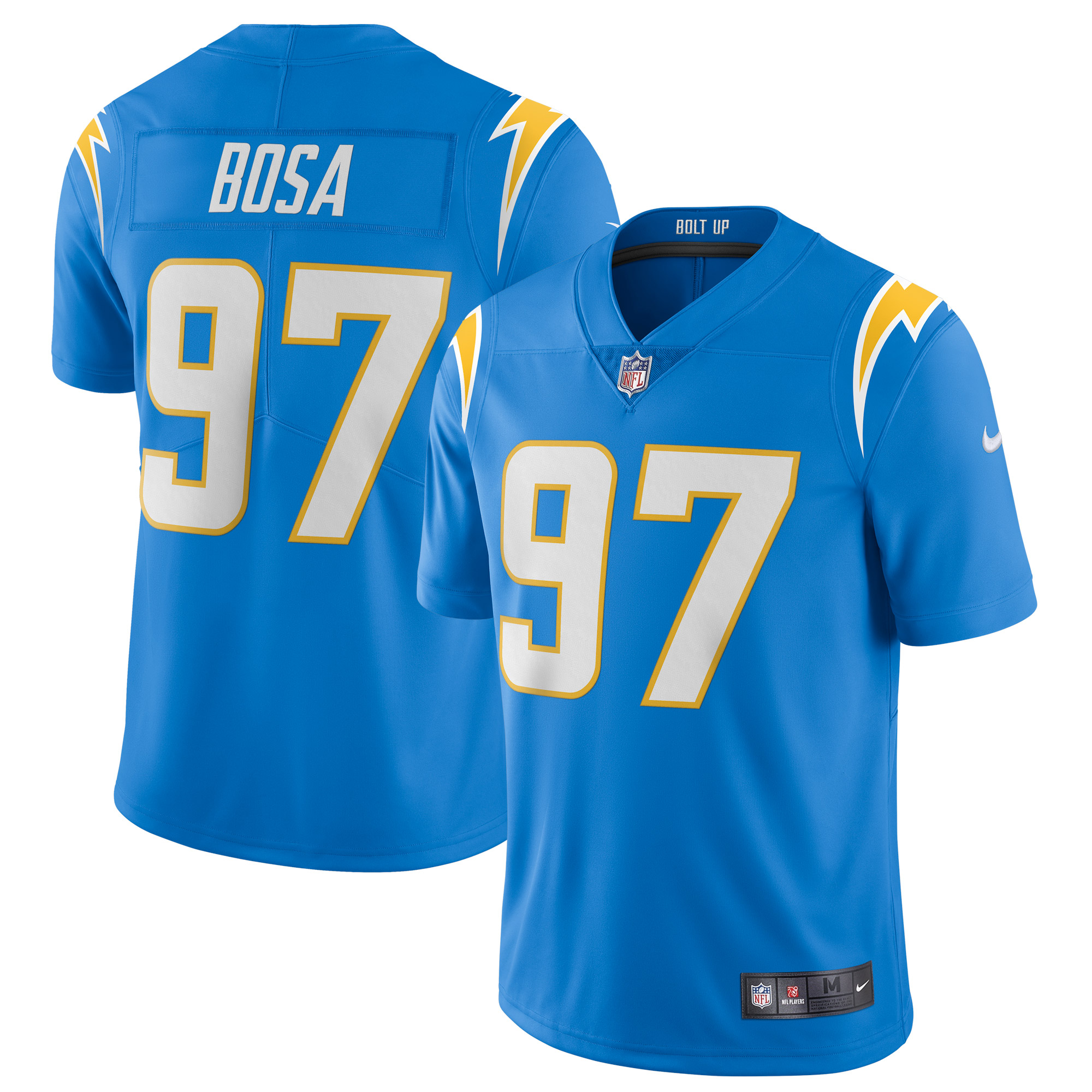 Men's Nike Joey Bosa Powder Blue Los Angeles Chargers Vapor Limited Jersey - Image 5