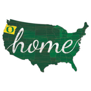 Oregon Ducks 18'' x 18'' USA Shape Cutout Sign