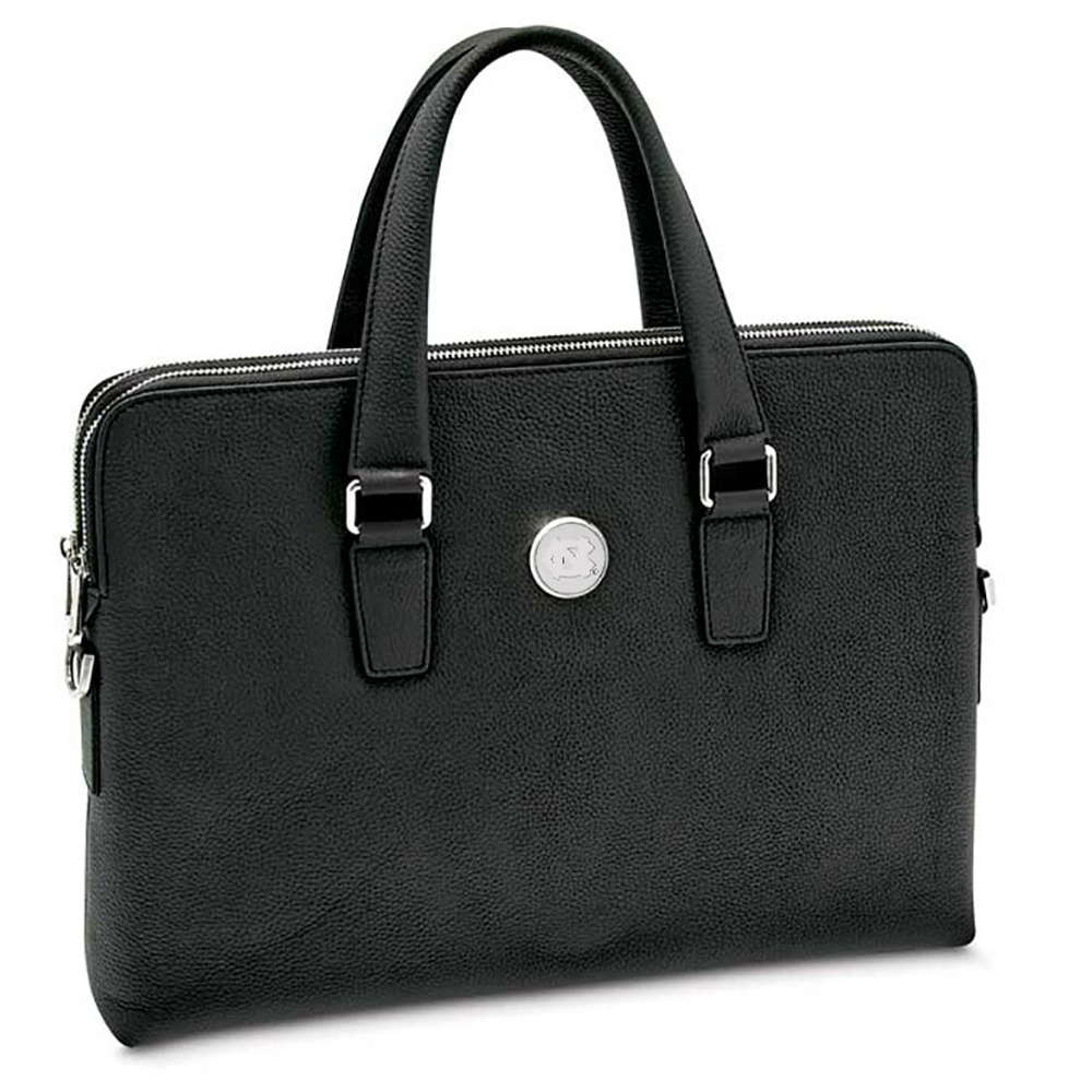 Women's Black North Carolina Tar Heels Leather Briefcase