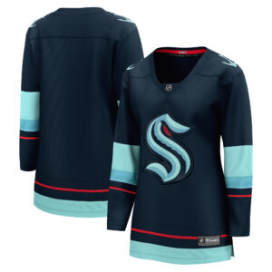 Women's Fanatics Navy Seattle Kraken Home Breakaway Jersey