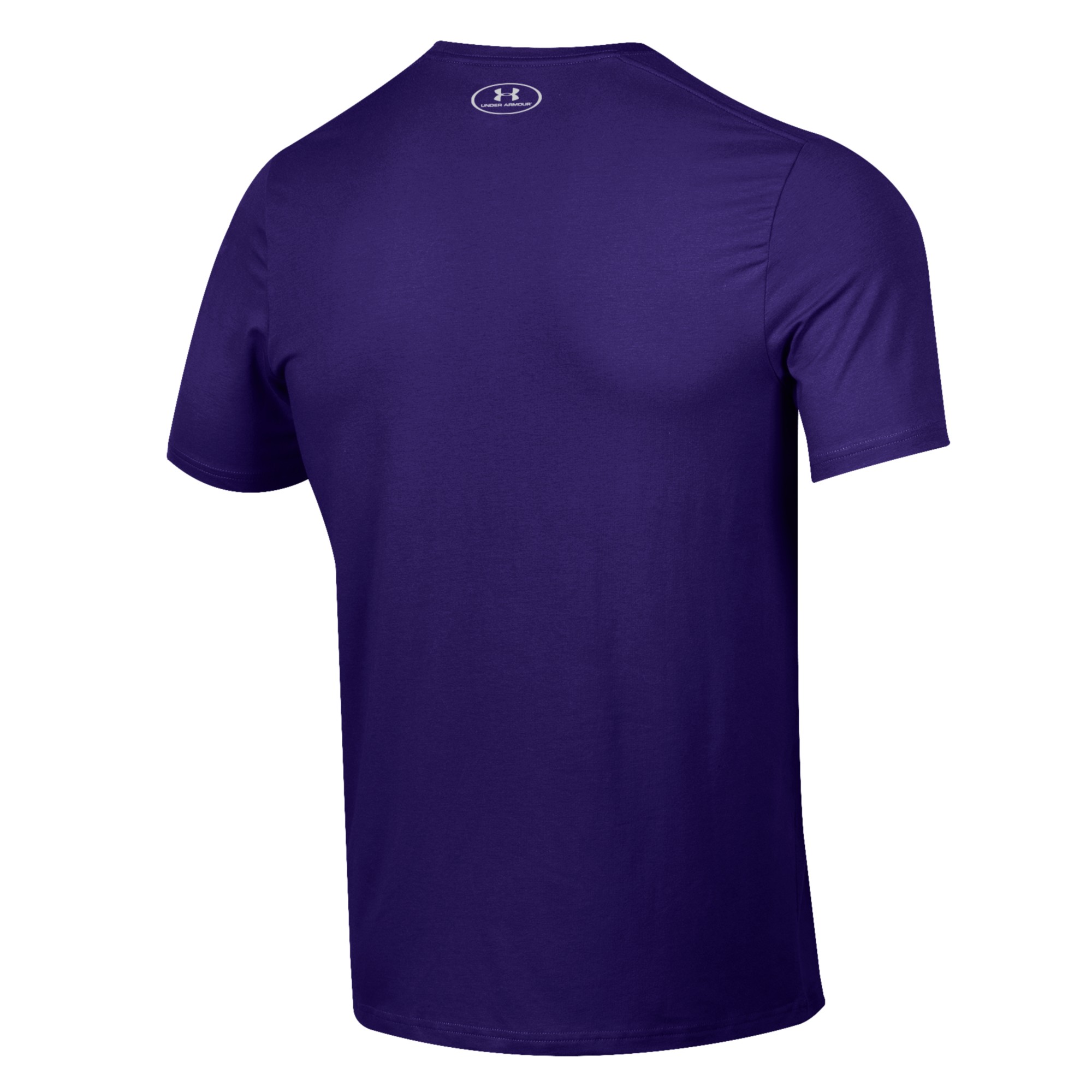 Men's Under Armour Purple Wisconsin-Stevens Point Pointers Logo Performance T-Shirt - Image 7