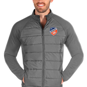 Men's Antigua Steel FC Cincinnati Altitude Full-Zip Jacket