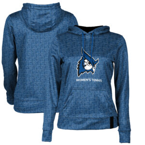 Women's Blue Westfield State Owls Women's Tennis Pullover Hoodie