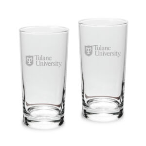 Tulane Green Wave Team 10oz. 2-Piece Highball Glass Set