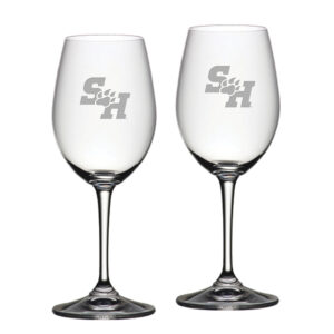 Sam Houston State Bearkats 20oz. 2-Piece Riedel Red Wine Glass Set