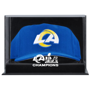 Los Angeles Rams Super Bowl LVI Champions Acrylic Logo Cap Display Case