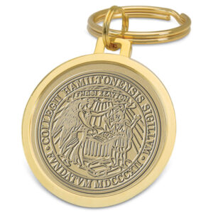 Gold Hamilton Continentals Team Logo Split-Wire Key Ring