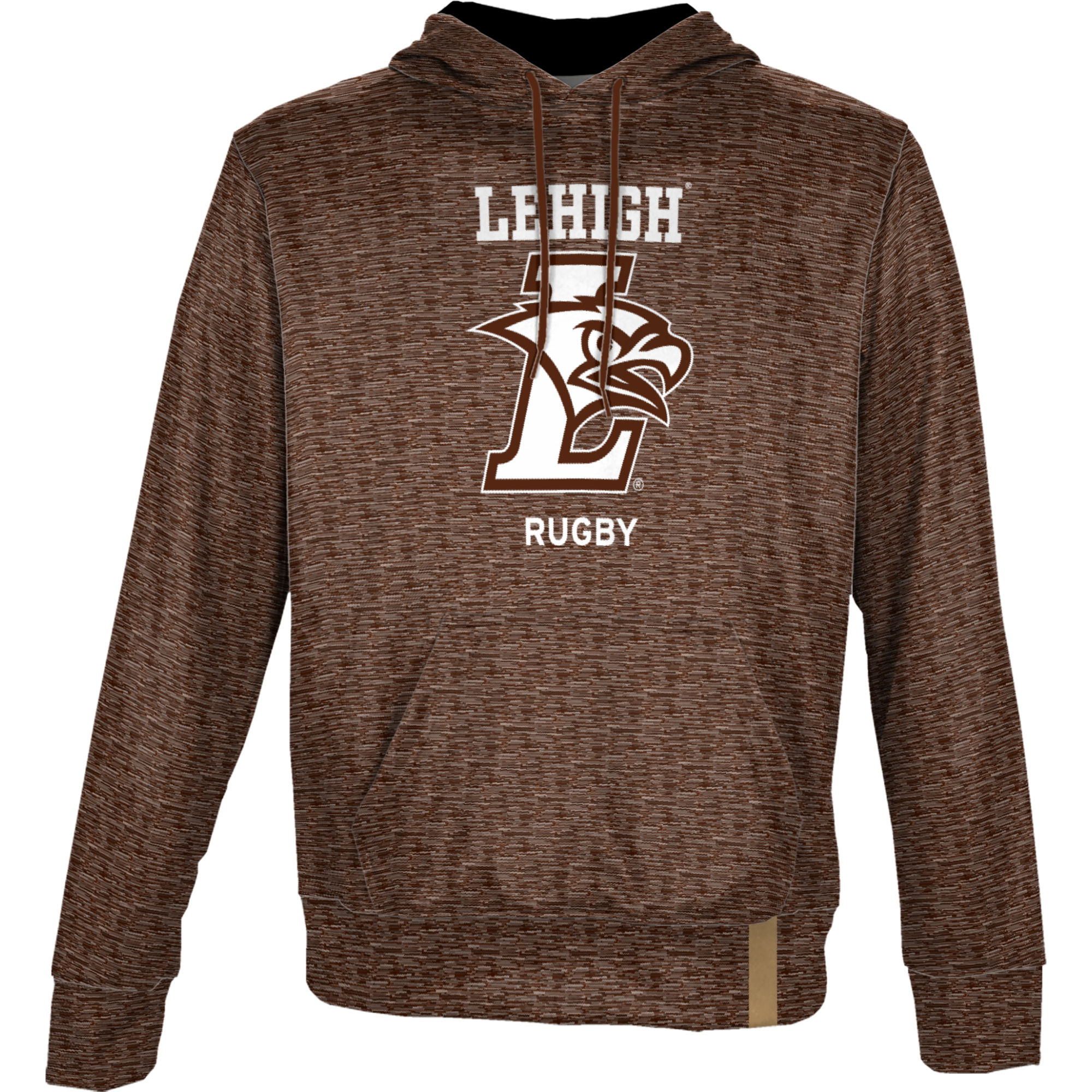 Men's ProSphere Brown Lehigh Mountain Hawks Rugby Name Drop Pullover Hoodie - Image 6