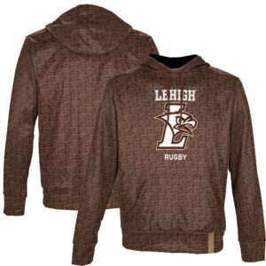Men's ProSphere Brown Lehigh Mountain Hawks Rugby Name Drop Pullover Hoodie