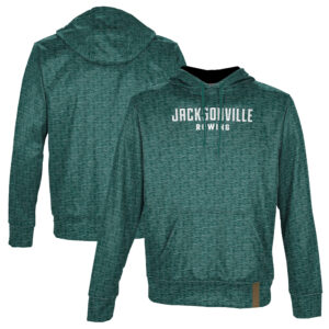 Men's ProSphere Green JU Dolphins Rowing Name Drop Pullover Hoodie