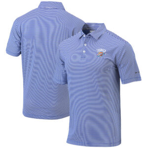 Men's Columbia Blue Oklahoma City Thunder Golf Club Invite Omni-Wick Polo
