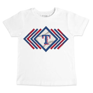 Youth Tiny Turnip White Texas Rangers Prism Arrows T-Shirt