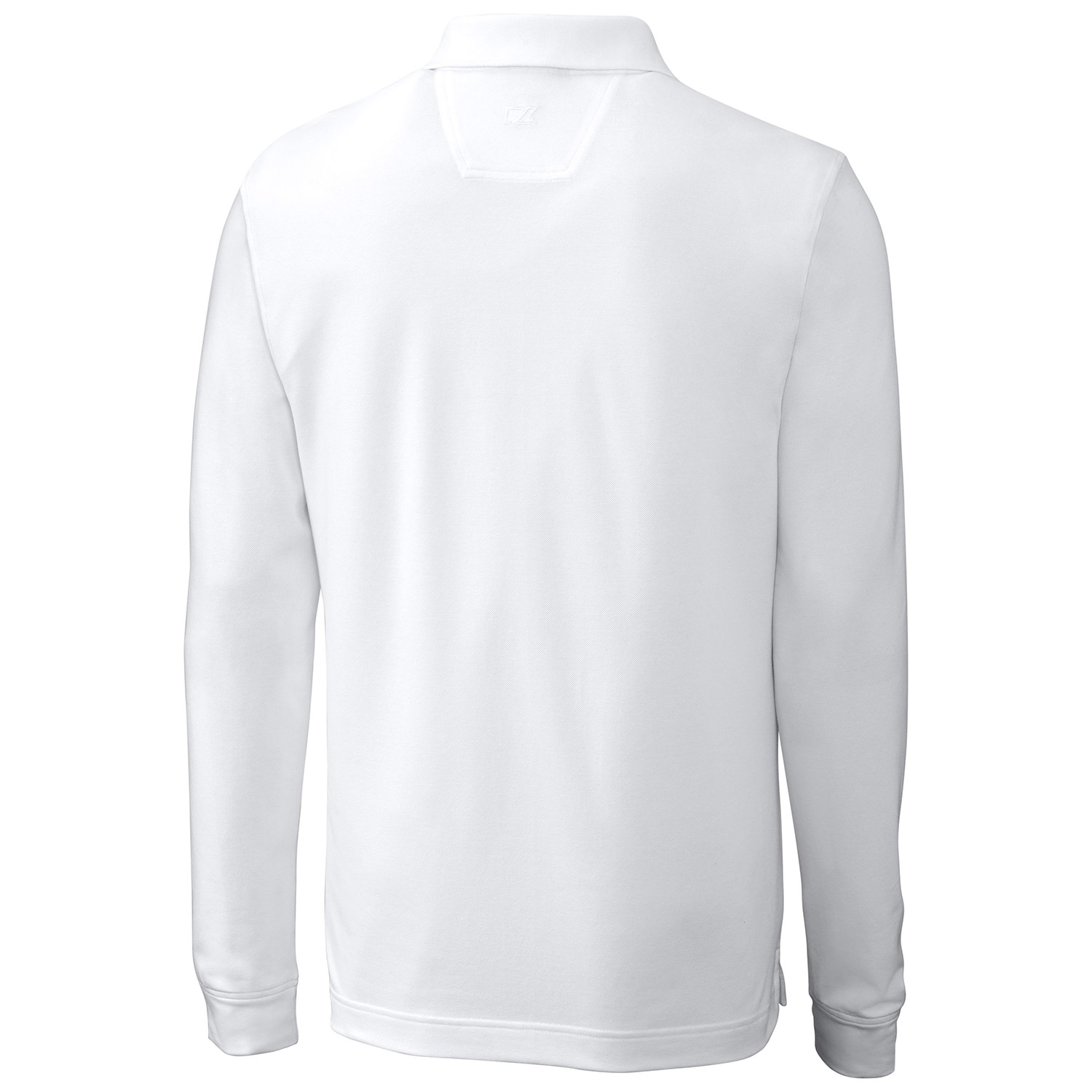 Men's Cutter & Buck White San Francisco 49ers Team Advantage Pique Long Sleeve Polo - Image 7