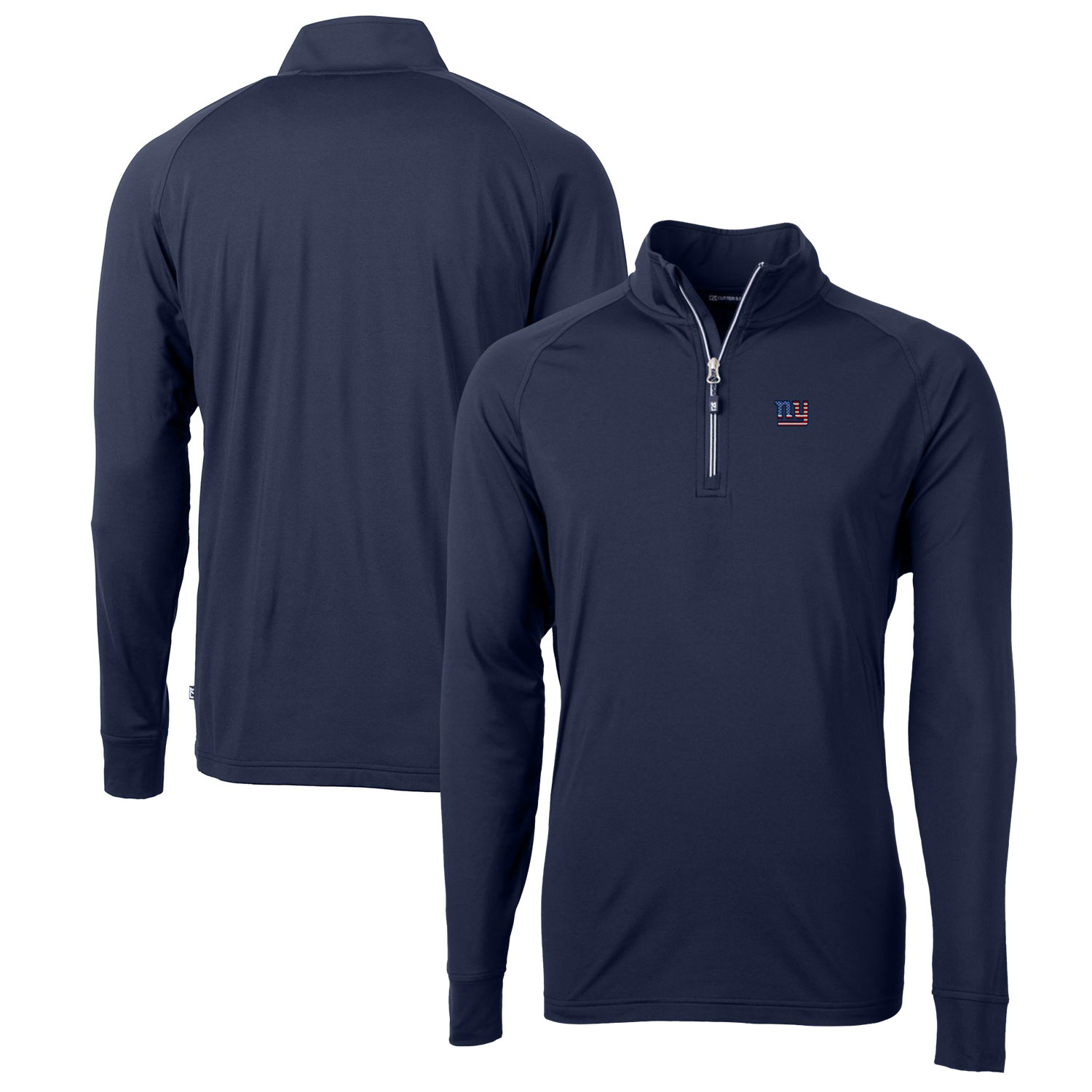 Men's Antigua Navy/Steel Marquette Golden Eagles Nova Polo - Image 2
