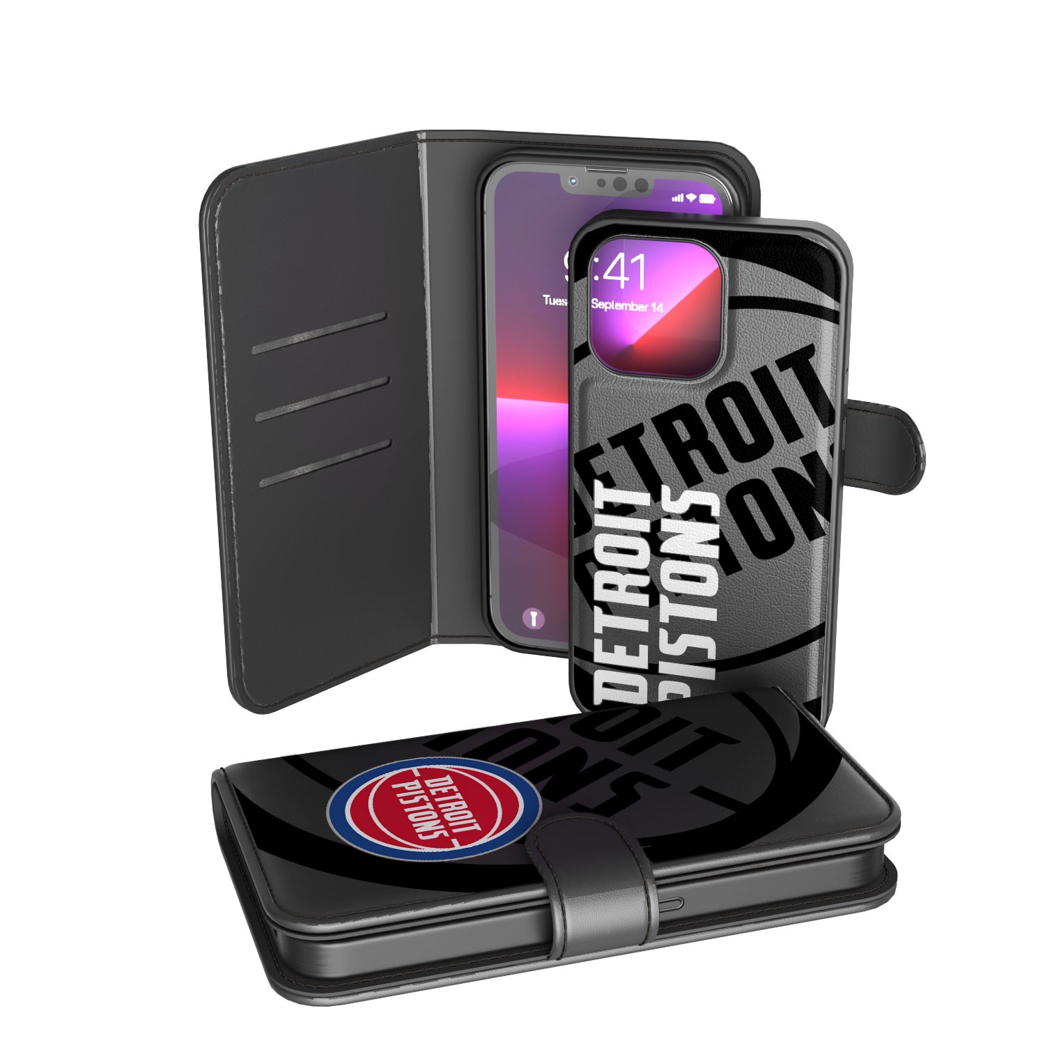 Detroit Pistons iPhone Wallet Case
