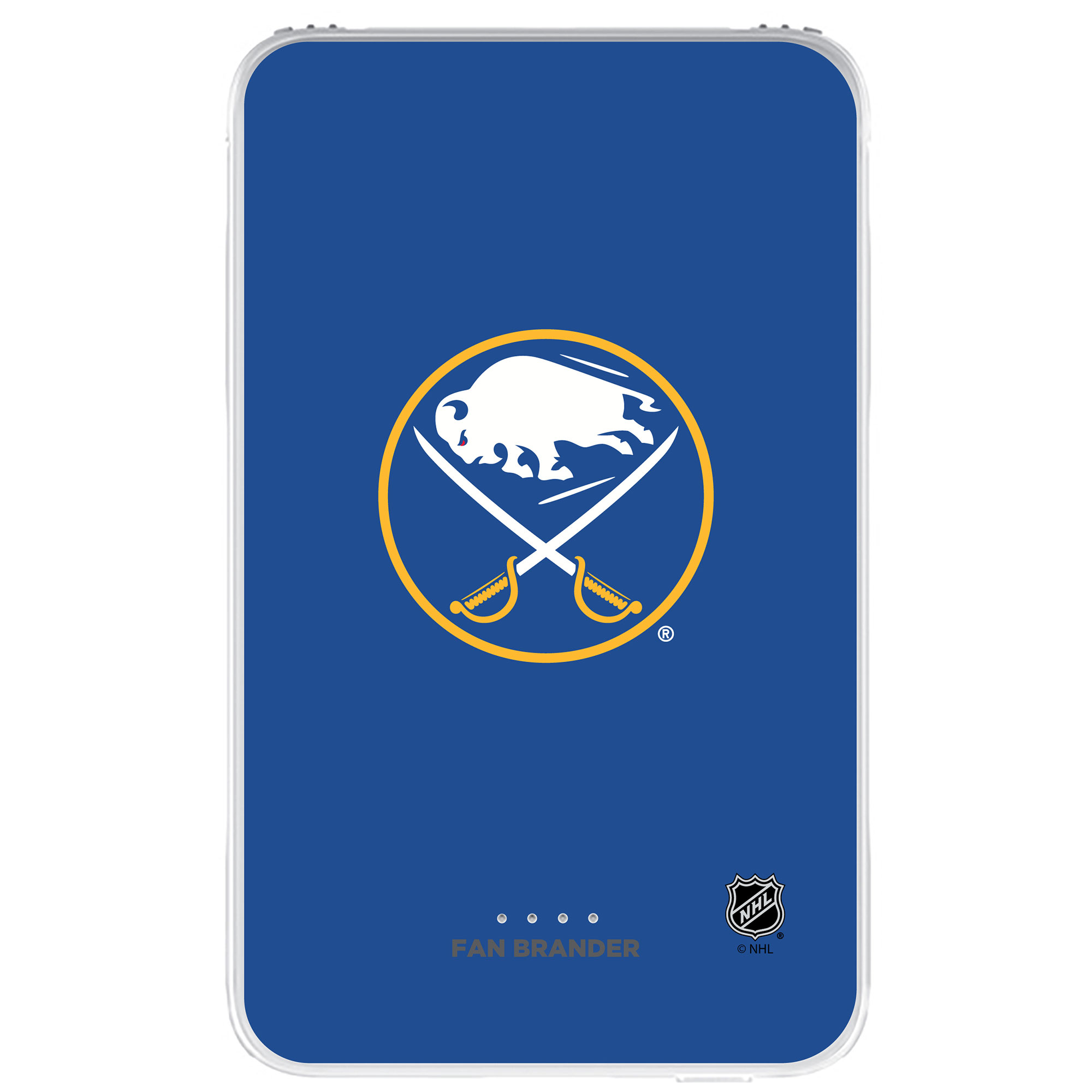 Buffalo Sabres Solid Design 10000 mAh Portable Power Pack - Image 3