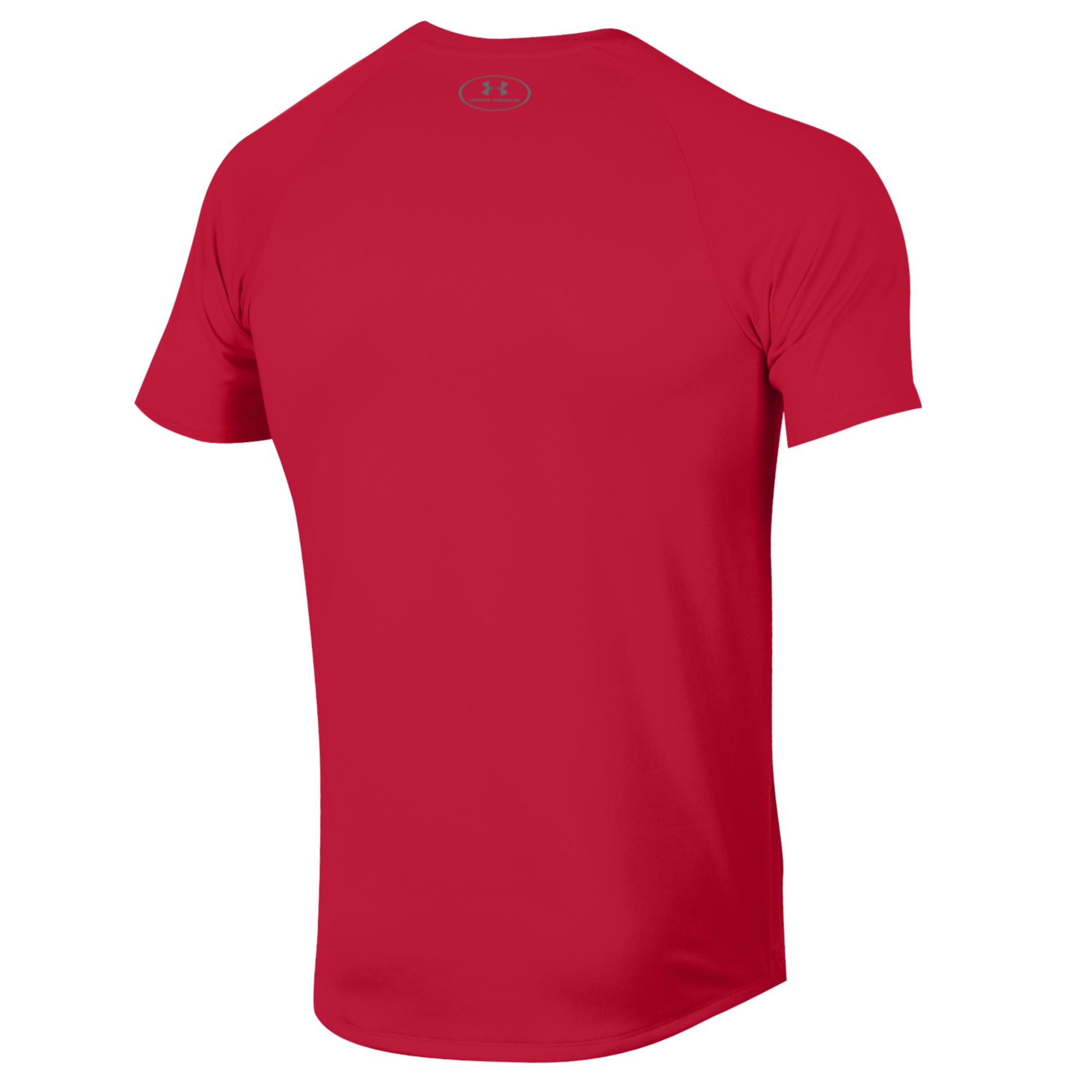 Men's Under Armour Red Wisconsin Badgers Hockey Icon Raglan Performance T-Shirt - Image 4