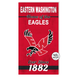 Eastern Washington Eagles 11'' x 20'' Indoor/Outdoor Home Of The Sign