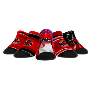 Rock Em Socks Toronto Raptors Unisex Super Fan 5-Pack Low-Cut Socks