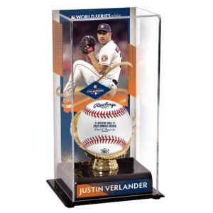Justin Verlander Houston Astros 2022 World Series Champions Sublimated Display Case with Image