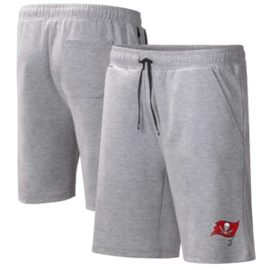 Men's MSX by Michael Strahan Heather Gray Tampa Bay Buccaneers Trainer Shorts