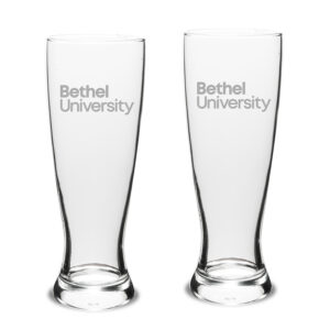 Bethel Wildcats 23oz. 2-Piece University Pilsner Glass Set