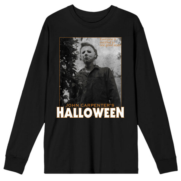 Men's BIOWORLD Black Halloween Long Sleeve T-Shirt