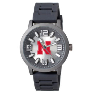 Nebraska Huskers Enigma Silicone Strap Watch