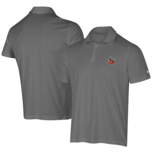 Men's Under Armour Gray Fort Wayne TinCaps Tech Mesh Performance Polo