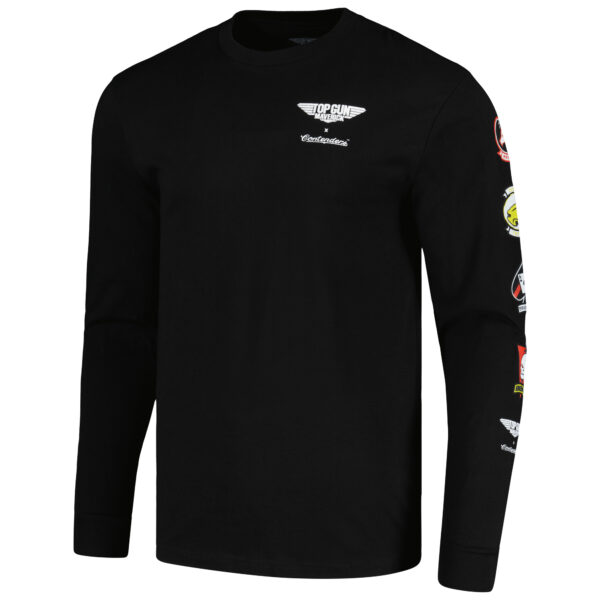 Men's Contenders Clothing Black Top Gun Call Signs Long Sleeve T-Shirt - Image 6