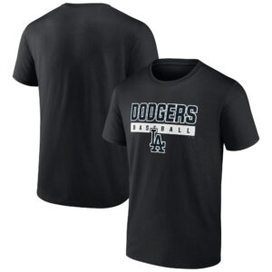 Men's Black Los Angeles Dodgers In The Mitt T-Shirt