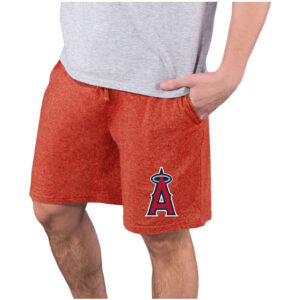 Men's Concepts Sport  Red Los Angeles Angels Quest Knit Jam Shorts