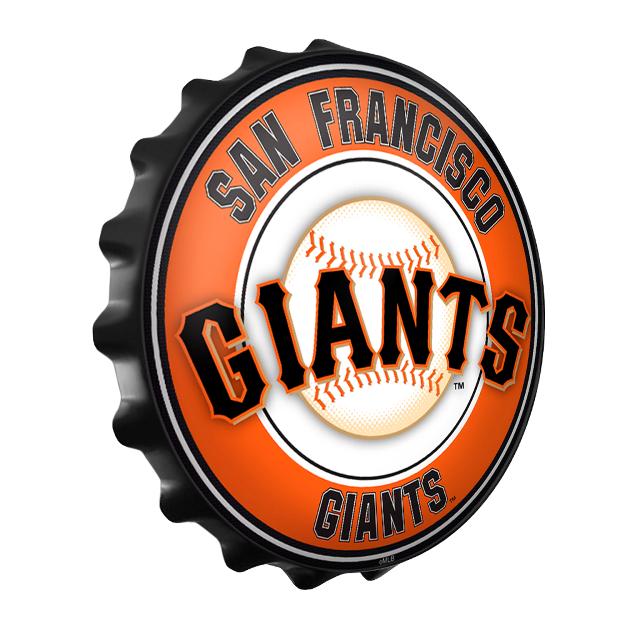 San Francisco Giants 19'' x 19'' Bottle Cap Wall Sign - Image 3