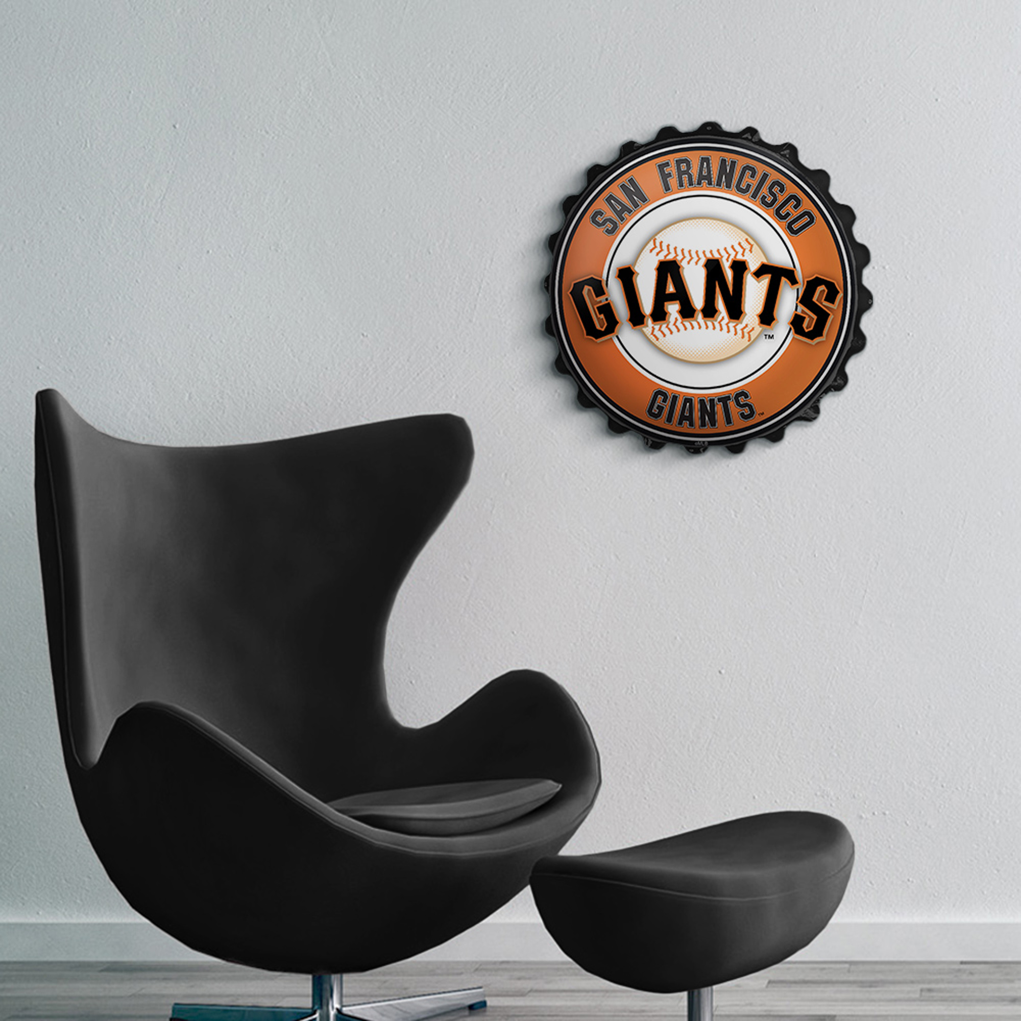 San Francisco Giants 19'' x 19'' Bottle Cap Wall Sign - Image 11