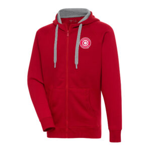 Men's Antigua  Red Vancouver Canadians Victory Full-Zip Hoodie