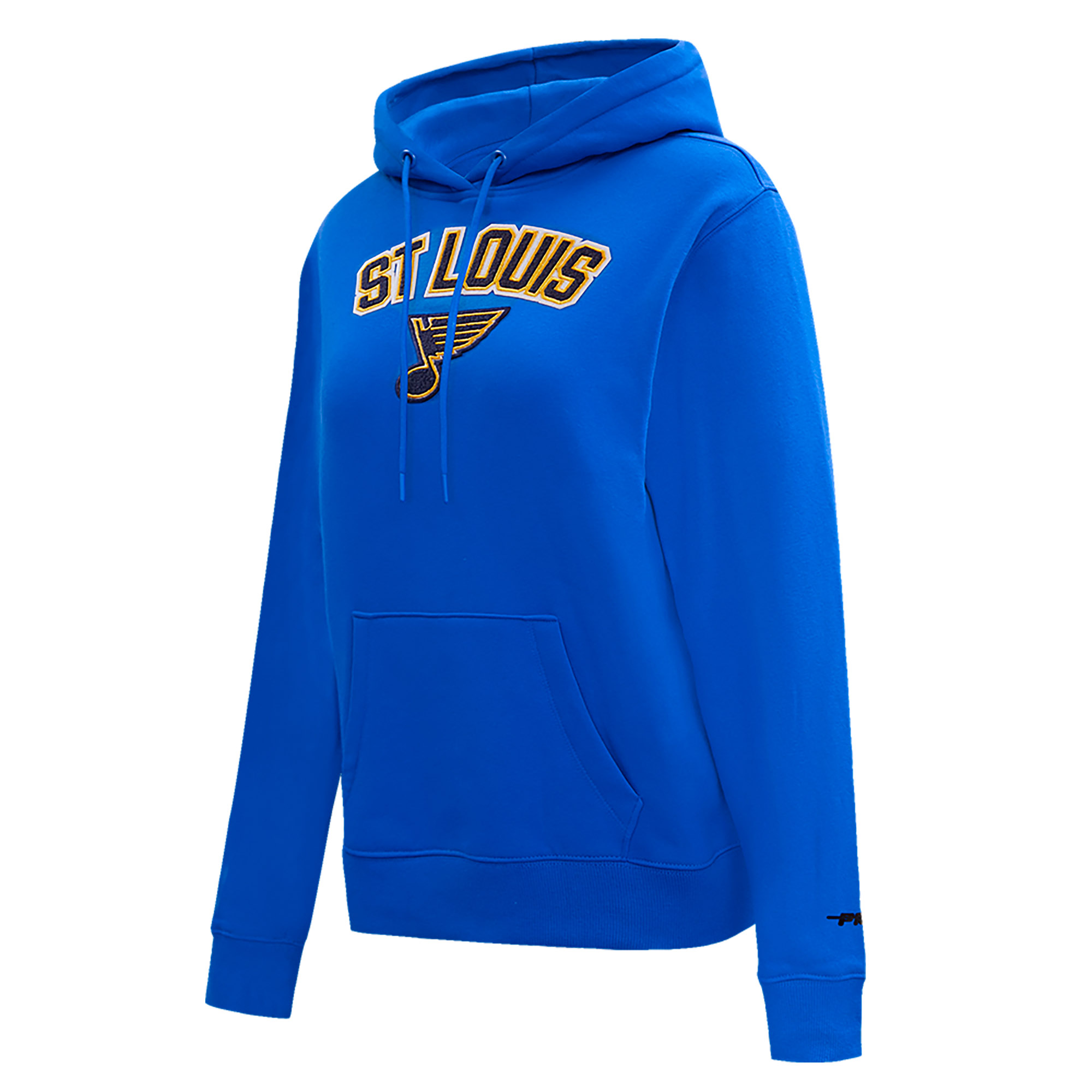 Women's Pro Standard Blue St. Louis Blues Classic Chenille Pullover Hoodie - Image 3